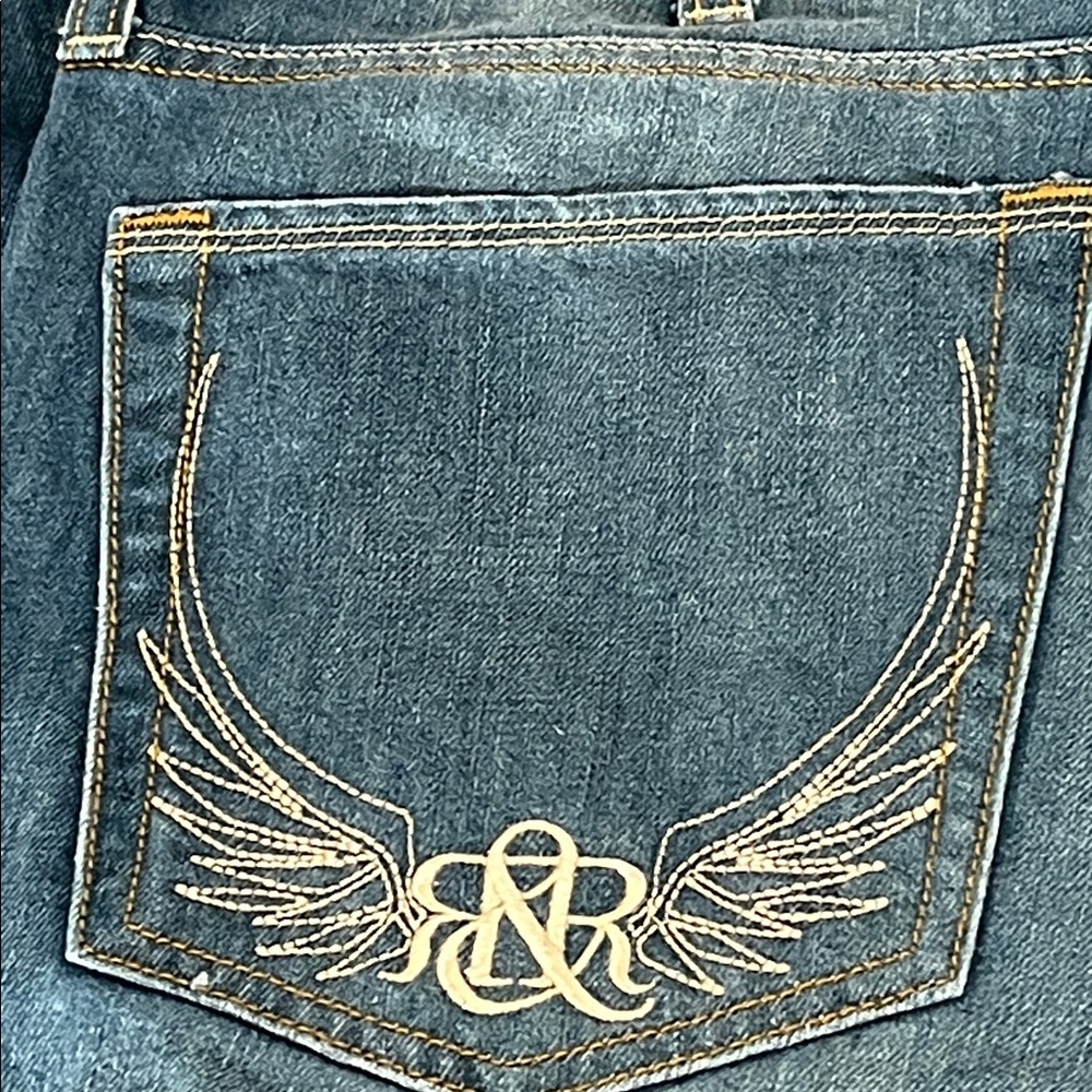 Rock & Republic Straight Fit Jeans Blue Wash 36W/32L